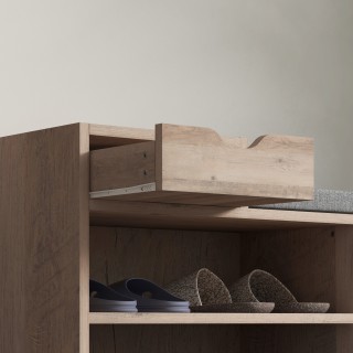 HOMCOM Πάγκος Σκαρπιέρας Μοντέρνα με 3 Ανοικτά Ράφια και Συρτάρια, ... HOMCOM Πάγκος Σκαρπιέρας Μοντέρνα με 3 Ανοικτά Ράφια και Συρτάρια, ...