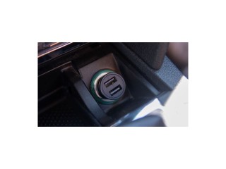 SWISSTEN Φορτιστής Αυτοκινήτου με 2 θύρες USB, 4,8 Α, Μεταλλικό Μαύ...