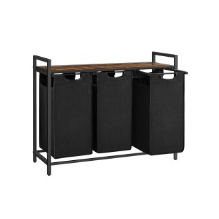 VASAGLE Καλάθι Ρούχων με 3 Σάκους και Ράφι Αποθήκευσης 92.5x33x72 ε... VASAGLE Καλάθι Ρούχων με 3 Σάκους και Ράφι Αποθήκευσης 92.5x33x72 ε...