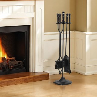 VEVOR Σετ Εργαλείων Τζακιού VEVOR, 5 Τεμαχίων με Βάση, 31.89 x 7.09... VEVOR Σετ Εργαλείων Τζακιού VEVOR, 5 Τεμαχίων με Βάση, 31.89 x 7.09...