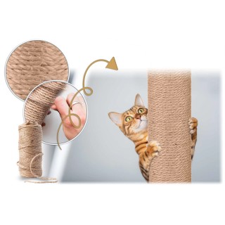 Ονυχοδρόμιο / Δέντρο Γάτας 125cm με 5 Επίπεδα, Σχοινί Sisal & Αιώρα... Ονυχοδρόμιο / Δέντρο Γάτας 125cm με 5 Επίπεδα, Σχοινί Sisal & Αιώρα...