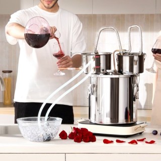 VEVOR Αποστακτήρας Αλκοόλ 5 Γαλόνια με Δοχείο Θόρυβο & Αντλία Νερο... VEVOR Αποστακτήρας Αλκοόλ 5 Γαλόνια με Δοχείο Θόρυβο & Αντλία Νερο...