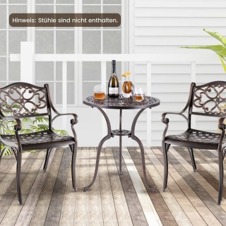 Costway τραπέζι μπιστρό από χυτό αλουμίνιο ανθεκτικό στις καιρικές ... Costway τραπέζι μπιστρό από χυτό αλουμίνιο ανθεκτικό στις καιρικές ...