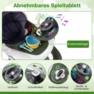 Costway Περπατούρα 7 σε 1 με Σκίαστρο, Ρυθμιζόμενο Ύψος και Ταχύτητ... Costway Περπατούρα 7 σε 1 με Σκίαστρο, Ρυθμιζόμενο Ύψος και Ταχύτητ...