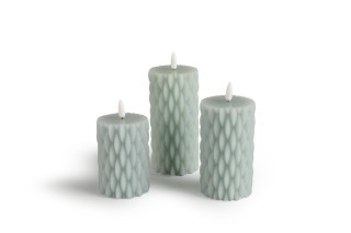 Σετ LED κεριών 3 τεμαχίων Ανοιχτό Γκρι 8720604887952 Lifa-Living Σετ LED κεριών 3 τεμαχίων Ανοιχτό Γκρι 8720604887952 Lifa-Living