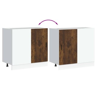 vidaXL Ντουλάπι βάσης νεροχύτη Lyon 80x46x81.5εκ. από  Συνθετικό Ξύ...