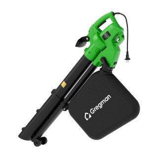 Gregman Ηλεκτρικός Φυσητήρας & Σκούπα Φύλλων με Ενσωματωμένο Θρυμμα...