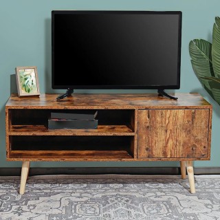 BAKAJI Κινητή Τηλεόραση Φορητή Τηλεόραση Ξύλο 2 Ράφια + Πόρτα Μοντ... BAKAJI Κινητή Τηλεόραση Φορητή Τηλεόραση Ξύλο 2 Ράφια + Πόρτα Μοντ...