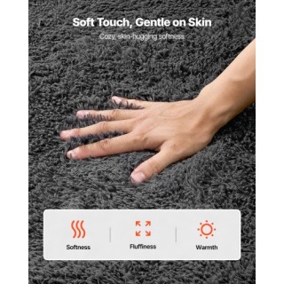 VEVOR Μαλακό Χαλί 1.52 x 2.44 μ, Αντιολισθητικό Σκούρο Γκρι JXZXDTS... VEVOR Μαλακό Χαλί 1.52 x 2.44 μ, Αντιολισθητικό Σκούρο Γκρι JXZXDTS...