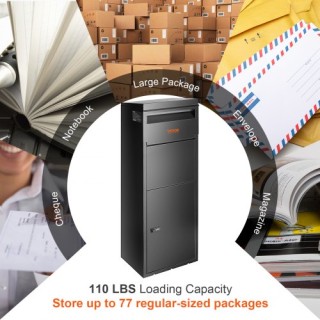 VEVOR Κουτί Παράδοσης Δεμάτων Εξωτερικού Χώρου με Κλειδαριά και Αντ... VEVOR Κουτί Παράδοσης Δεμάτων Εξωτερικού Χώρου με Κλειδαριά και Αντ...