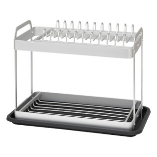 Στεγνωτήρας Πιάτων - Πιατοθήκη Αλουμινίου 42 x 23,2 x 35 cm Γκρι 19...