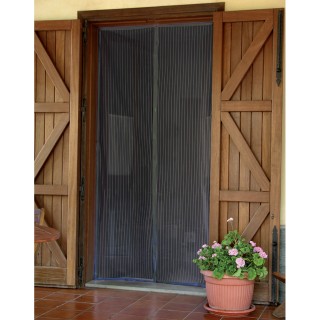 BAKAJI Μαγνητική Σήτα Universal 90x210cm Μαύρη Κουρτίνα με Μαγνήτες...