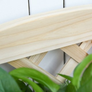 Outsunny πτυσσόμενο ράφι φυτών με 4 ρυθμιζόμενα ξύλινα ράφια 845-440ND Outsunny πτυσσόμενο ράφι φυτών με 4 ρυθμιζόμενα ξύλινα ράφια 845-440ND