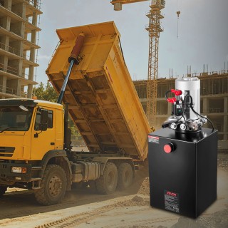VEVOR Υδραυλική Μονάδα 20L, Διπλής Ενέργειας, 22 MPa, 3.4 L/min, 12...