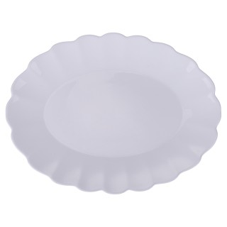 Villa DEste Σετ 2τμχ  Πιατέλα οβάλ 30x225 cm από όπαλ γυαλί με κυμμ...
