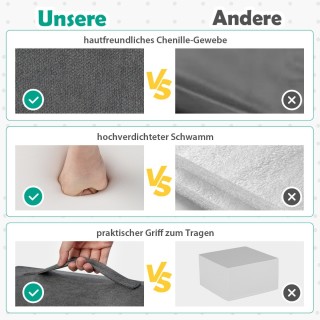 Costway Σετ Αναρρίχησης και Σκαρφαλώματος για Παιδιά με Μαλακό Ύφασ...