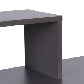 BAKAJI  Γραφείο Βιβλιοθήκη 4 Ράφια Τραπέζι Υπολογιστή Ξύλο Σπίτι Γρ...