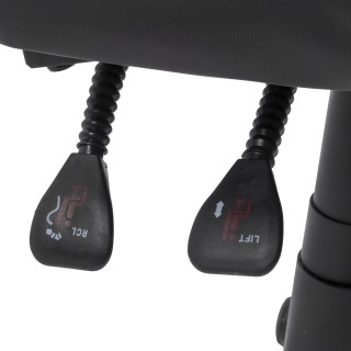 Galileo Καρέκλα gaming υψηλής ποιότητας με ροδάκια κόκκινο 2188574