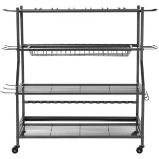 VEVOR Κινητό Ράφι Οργάνωσης Καλάμιων Ψαρέματος με ρόδες ZLKYLZYCWJ1...