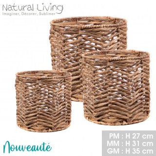 Σετ Καλάθια Αποθήκευσης 3 τμχ. 27 / 31 / 35 cm Natural Living 54637 Σετ Καλάθια Αποθήκευσης 3 τμχ. 27 / 31 / 35 cm Natural Living 54637