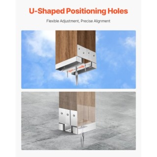 VEVOR Βάση Στύλου 4x4 για Σκυρόδεμα - Εσωτερική Διάσταση 3.53x3.56 ... VEVOR Βάση Στύλου 4x4 για Σκυρόδεμα - Εσωτερική Διάσταση 3.53x3.56 ...