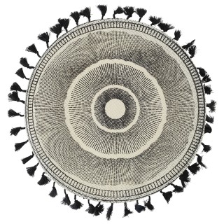 Villa DEste  Σετ 6 τμχ Στρογγυλό σουπλά 38 εκ σε χαρτί και πολυεστέ...