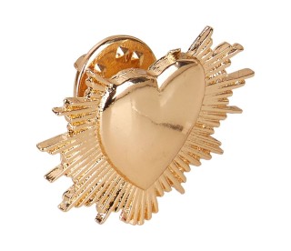 Ostaria Σετ 3 Καρφίτσες Καρδιά πολύχρωμες σε κουτί kraft -37303 Ostaria Σετ 3 Καρφίτσες Καρδιά πολύχρωμες σε κουτί kraft -37303