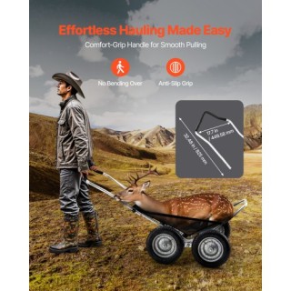 VEVOR Κάρρο Μεταφοράς Θηραμάτων, Βαρέως Τύπου, Αναδιπλούμενο Με Απο... VEVOR Κάρρο Μεταφοράς Θηραμάτων, Βαρέως Τύπου, Αναδιπλούμενο Με Απο...