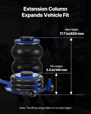 VEVOR Αερόσακος Ανύψωσης 3 Τόνων με Τριπλή Σακούλα και Έξι Άξονες α... VEVOR Αερόσακος Ανύψωσης 3 Τόνων με Τριπλή Σακούλα και Έξι Άξονες α...