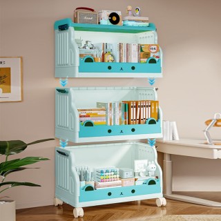 Shally Dogan Τροχήλατος Στοίβαξιμος Οργανωτής με 3 Επίπεδα σε Μπλε ...