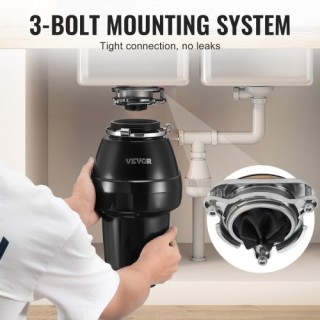 VEVOR Απορριμματοφάγος 1/2 HP 3820 RPM 3-Βolt GDLJCLQ12HPZU2ME7V2 VEVOR Απορριμματοφάγος 1/2 HP 3820 RPM 3-Βolt GDLJCLQ12HPZU2ME7V2