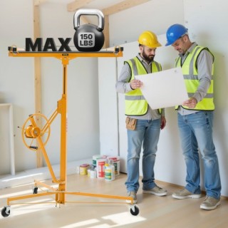 VEVOR Ανυψωτήρας Γυψοσανίδας με Ρυθμιζόμενο Βραχίονα SPSJJHS95FT1QD...