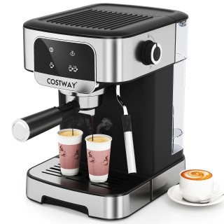 Costway Καφετιέρα Espresso 20 Bar 1200W με Αφρογαλιέρα Ατμού, 18L Α...