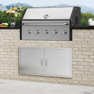 Πόρτα BBQ Νησίδας 1067x534 mm Εξωτερική Κουζίνα Ανοξείδωτη VEVOR  S...