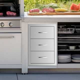 VEVOR Συρτάρια Εξωτερικής Κουζίνας Τριπλά BBQ 18.5x22.5x22.5 ZJCTJ1... VEVOR Συρτάρια Εξωτερικής Κουζίνας Τριπλά BBQ 18.5x22.5x22.5 ZJCTJ1...
