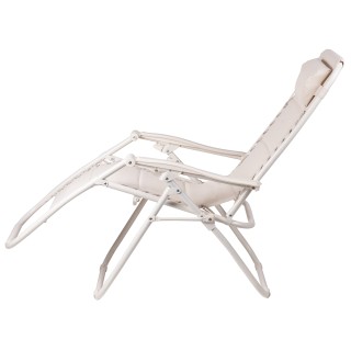 Galileo Πολυθρόνα εξαιρετικής χαλάρωσης σε ιβουάρ χρώμα με επενδεδυ...