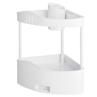 BAKAJI Γωνιακή Ραφιέρα 2 Ράφια 1 Συρτάρι Πολυχρηστική Μονάδα Ραφιώ... BAKAJI Γωνιακή Ραφιέρα 2 Ράφια 1 Συρτάρι Πολυχρηστική Μονάδα Ραφιώ...