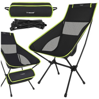 Trizand Αναδιπλούμενη Καρέκλα Ψαρέματος 41×52×86 cm, Ελαφριά, με Θή...