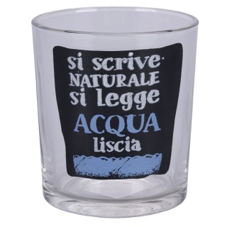 Galileo Σετ 6 ποτήρια νερού από γυαλί 270 ml Si scrive si legge 591...