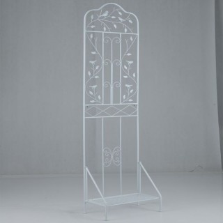 Costway Μεταλλική Σκαλιέρα για Αναρριχώμενα Φυτά με Πτυσσόμενο Ράφι...