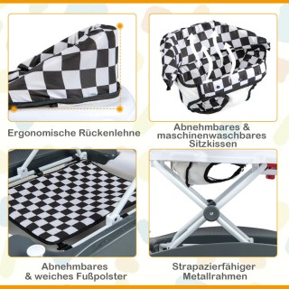 Costway Πολυλειτουργικό Περπατούρα με Αποσπώμενη Παιχνιδοκονσόλα & ...