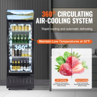 Επαγγελματικό Ψυγείο VEVOR 195L με 3 Ράφια  DMYLZSBX68CU4G0DPV2