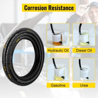 VEVOR Υδραυλικός Σωλήνας 3/4 x 50 ft, 3120 PSI, Εύκαμπτος Λάστιχος ...