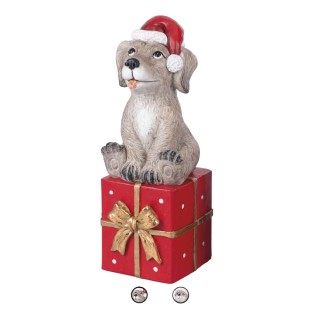 Galileo Χριστουγεννιάτικο κουτάβι σε πακέτο δώρου από πολυρητίνη ύψ...