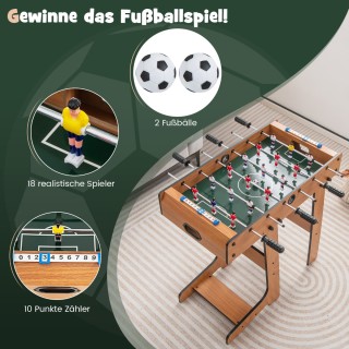 Costway Επιτραπέζιο Ποδοσφαιράκι με Ανθεκτική Λαβή 33 x 36 x 109 cm... Costway Επιτραπέζιο Ποδοσφαιράκι με Ανθεκτική Λαβή 33 x 36 x 109 cm...