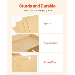 VEVOR Σετ Τραπεζιού και Καρεκλών Montessori για Νήπια από Ξύλο ETDN... VEVOR Σετ Τραπεζιού και Καρεκλών Montessori για Νήπια από Ξύλο ETDN...