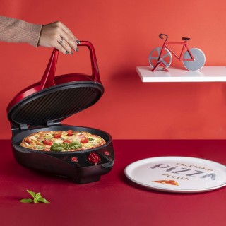 Kooper Παρασκευαστής πίτσας με διπλή αντικολλητική πλάκα και χρονοδ...