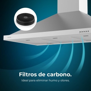 Απορροφητήρας Καμινάδα 90cm Bolero 165 W Inox CEC-02844 Cecotec Απορροφητήρας Καμινάδα 90cm Bolero 165 W Inox CEC-02844 Cecotec