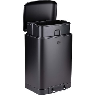 Dirt Devil Μαύρος Κάδος Απορριμμάτων με Πεντάλ από Ανοξείδωτο Ατσάλ... Dirt Devil Μαύρος Κάδος Απορριμμάτων με Πεντάλ από Ανοξείδωτο Ατσάλ...