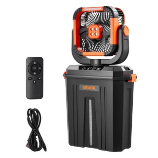 VEVOR Ανεμιστήρας Ομίχλης 2400 RPM με Δεξαμενή 12L, Μπαταρία 20000m...